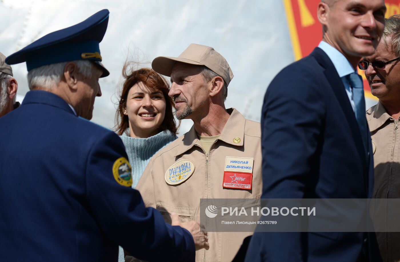 Прибытие участников российско-американского проекта "Аляска-Сибирь 2015" в аэропорт "Кольцово"