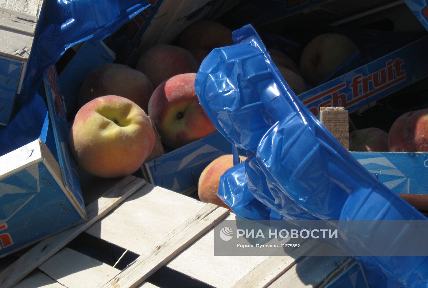 Уничтожение санкционной продукции в России