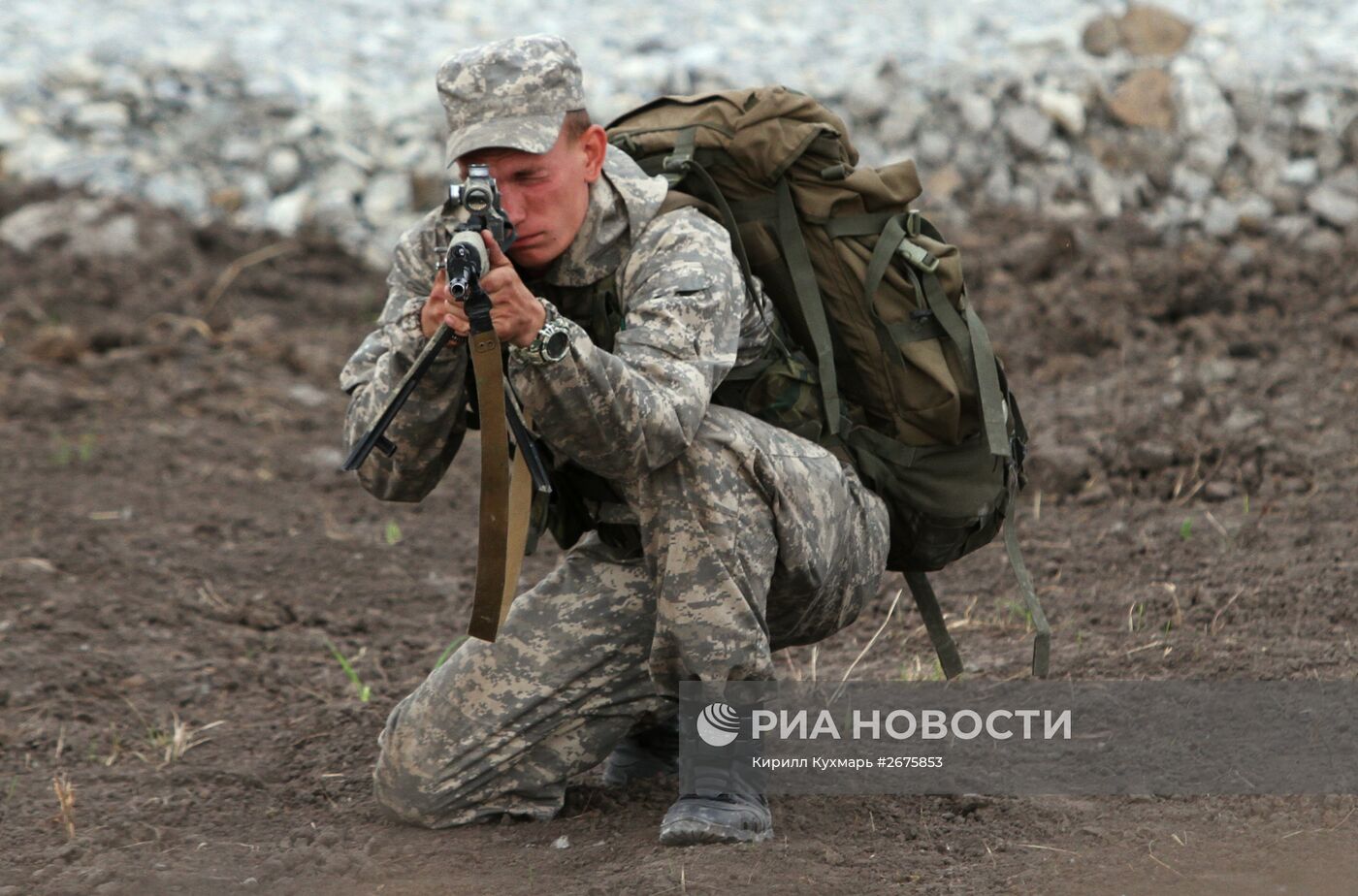 Всеармейский конкурс "Отличники войсковой разведки" в Новосибирске
