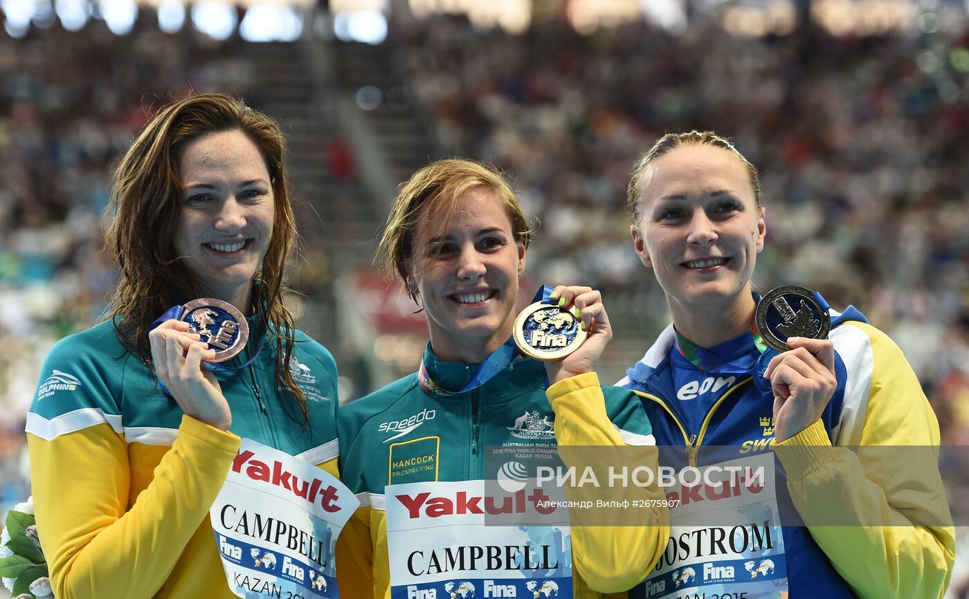 Чемпионат мира FINA 2015. Плавание. Шестой день. Вечерняя сессия