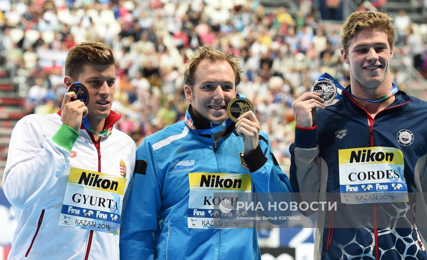 Чемпионат мира FINA 2015. Плавание. Шестой день. Вечерняя сессия