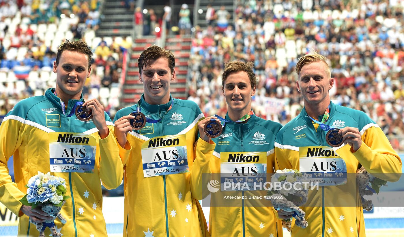 Чемпионат мира FINA 2015. Плавание. Шестой день. Вечерняя сессия