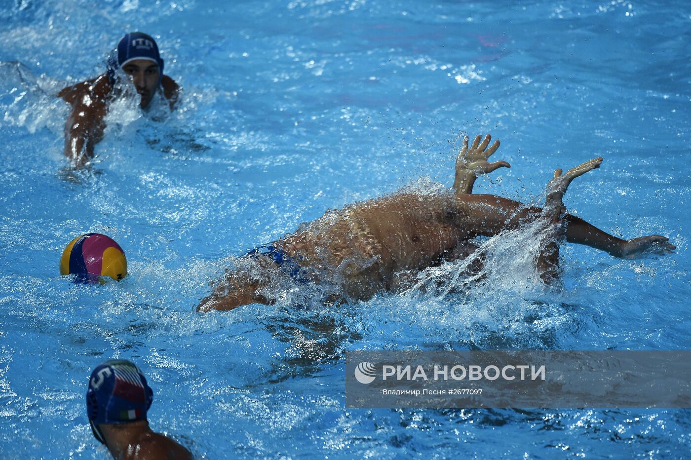 Чемпионат мира FINA 2015. Водное поло. Мужчины. Матч Греция - Италия