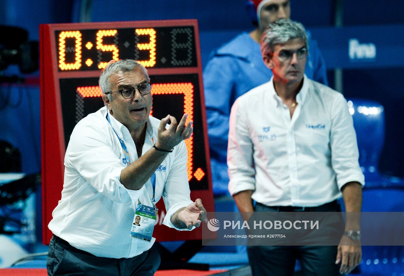 Чемпионат мира FINA 2015. Водное поло. Мужчины. Матч Греция - Италия