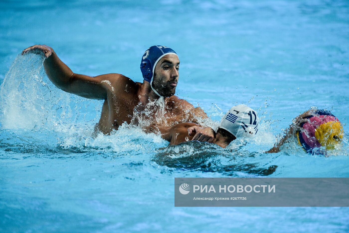 Чемпионат мира FINA 2015. Водное поло. Мужчины. Матч Греция - Италия