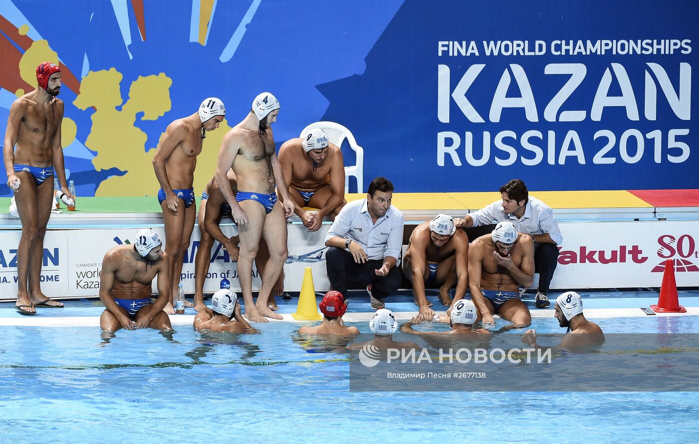 Чемпионат мира FINA 2015. Водное поло. Мужчины. Матч Греция - Италия