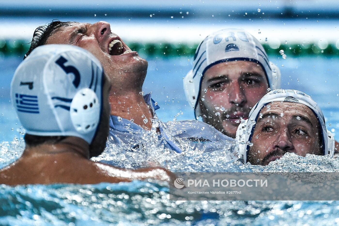 Чемпионат мира FINA 2015. Водное поло. Мужчины. Матч Греция - Италия