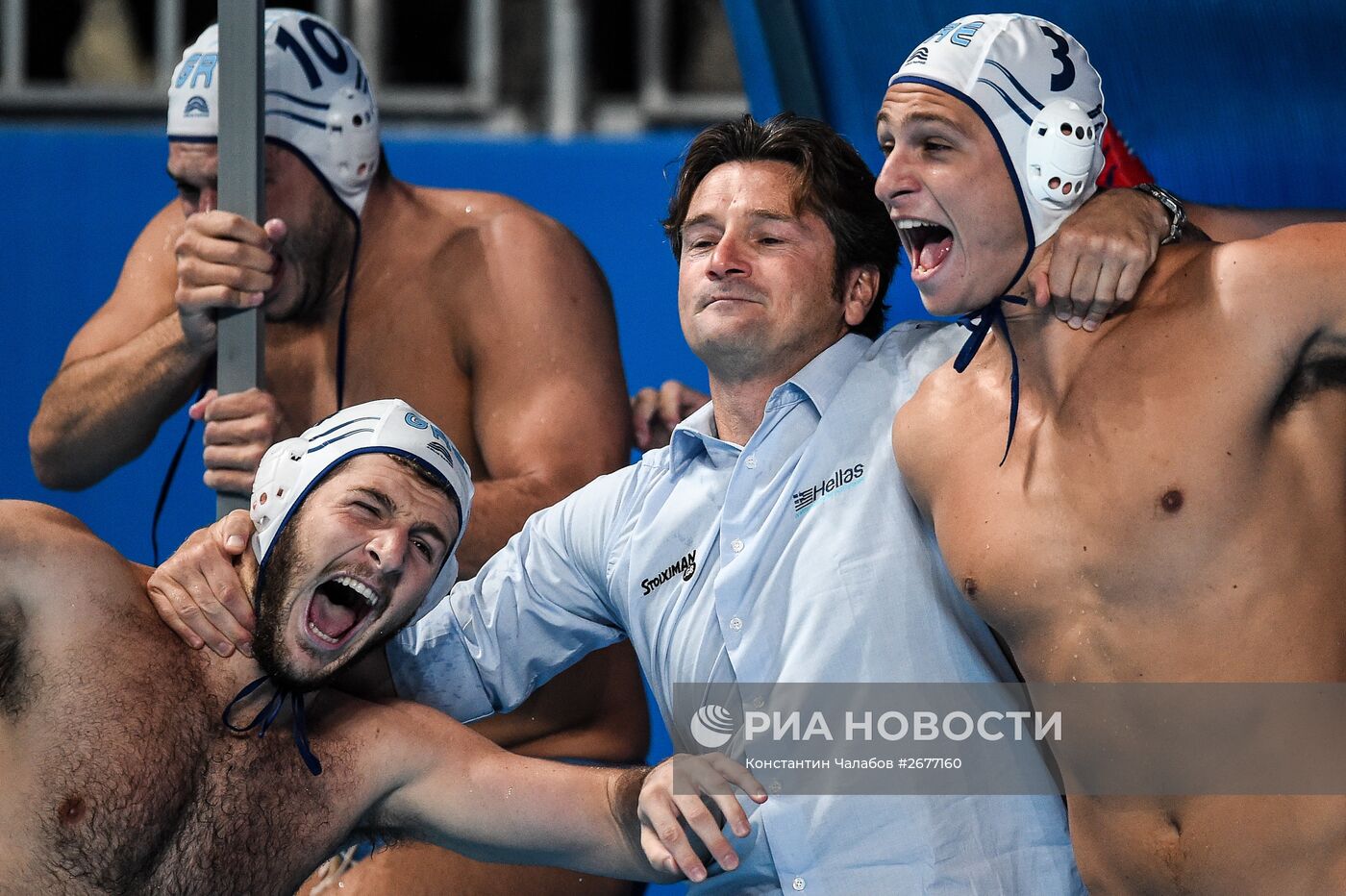 Чемпионат мира FINA 2015. Водное поло. Мужчины. Матч Греция - Италия