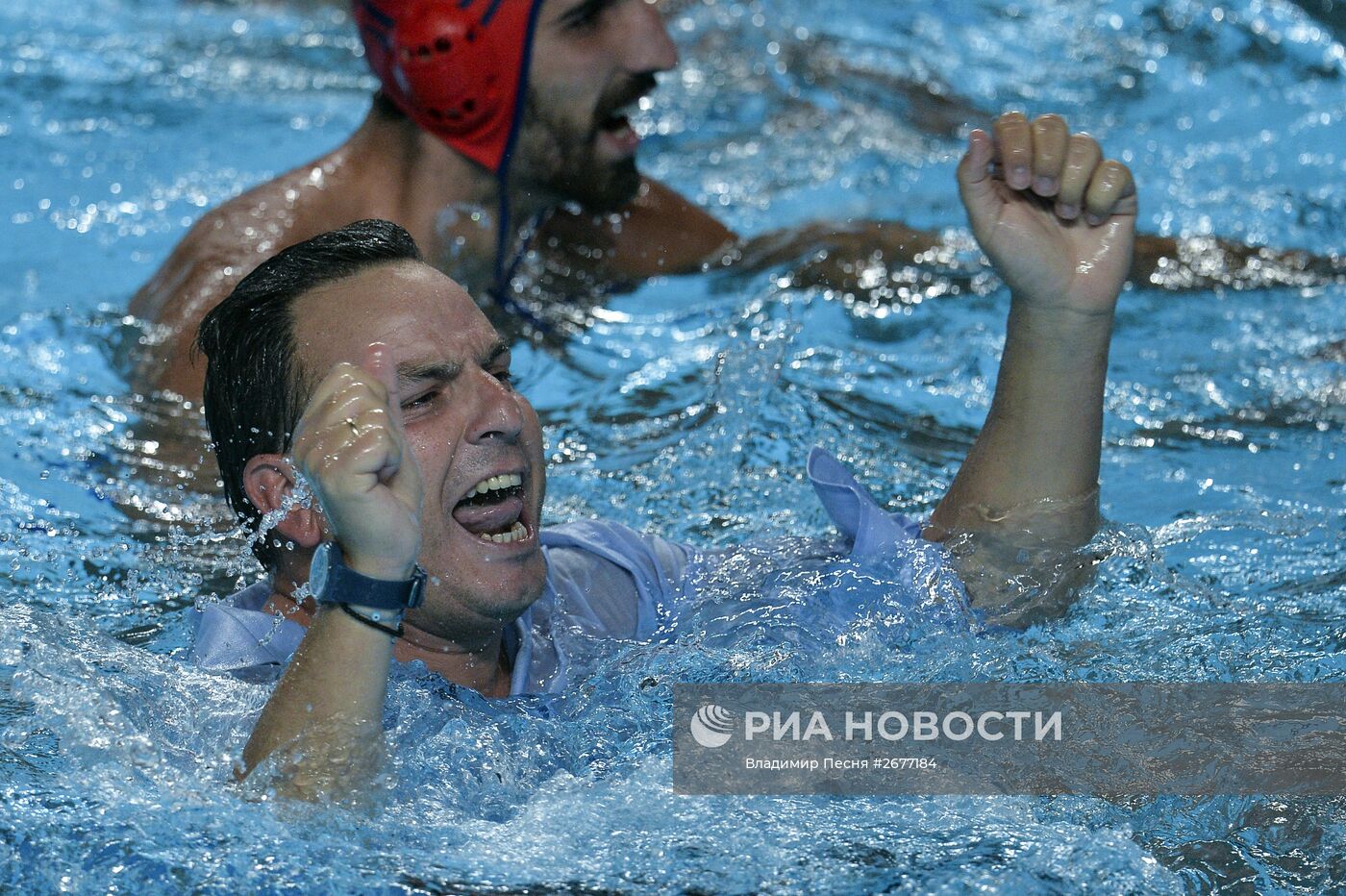 Чемпионат мира FINA 2015. Водное поло. Мужчины. Матч Греция - Италия