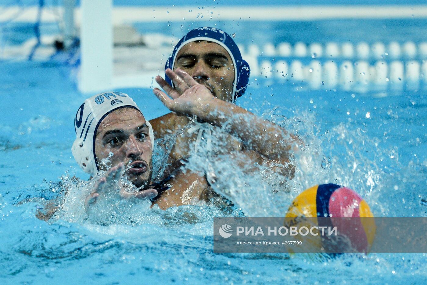 Чемпионат мира FINA 2015. Водное поло. Мужчины. Матч Греция - Италия