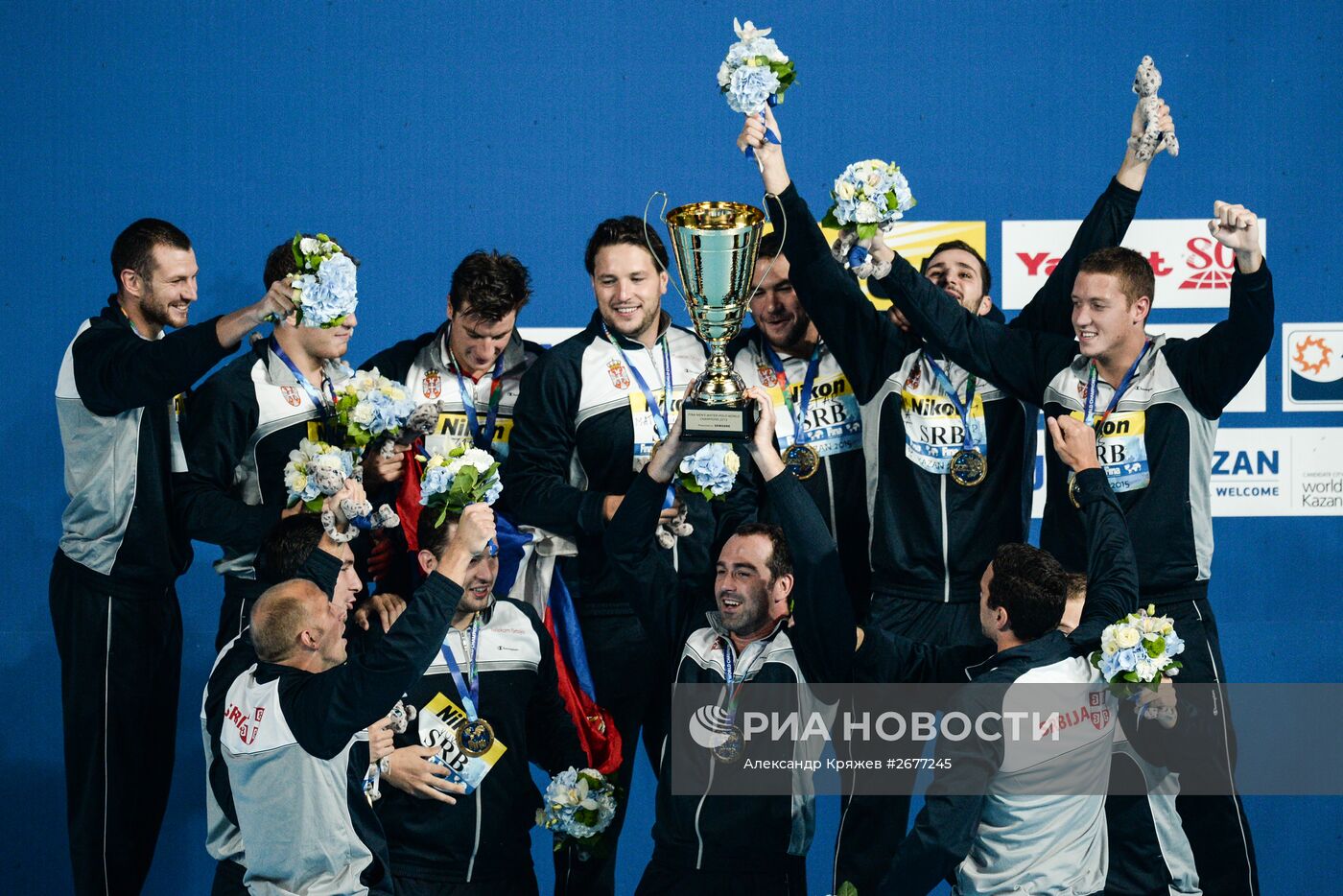 Чемпионат мира FINA 2015. Водное поло. Мужчины. Матч Хорватия - Сербия