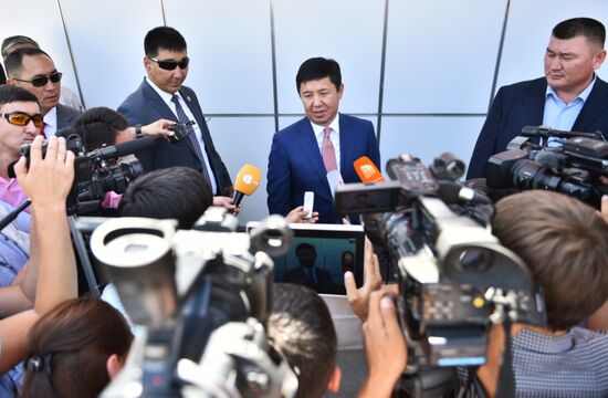 Открытие границы между Киргизией и Казахстаном