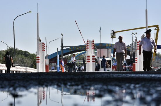 Открытие границы между Киргизией и Казахстаном