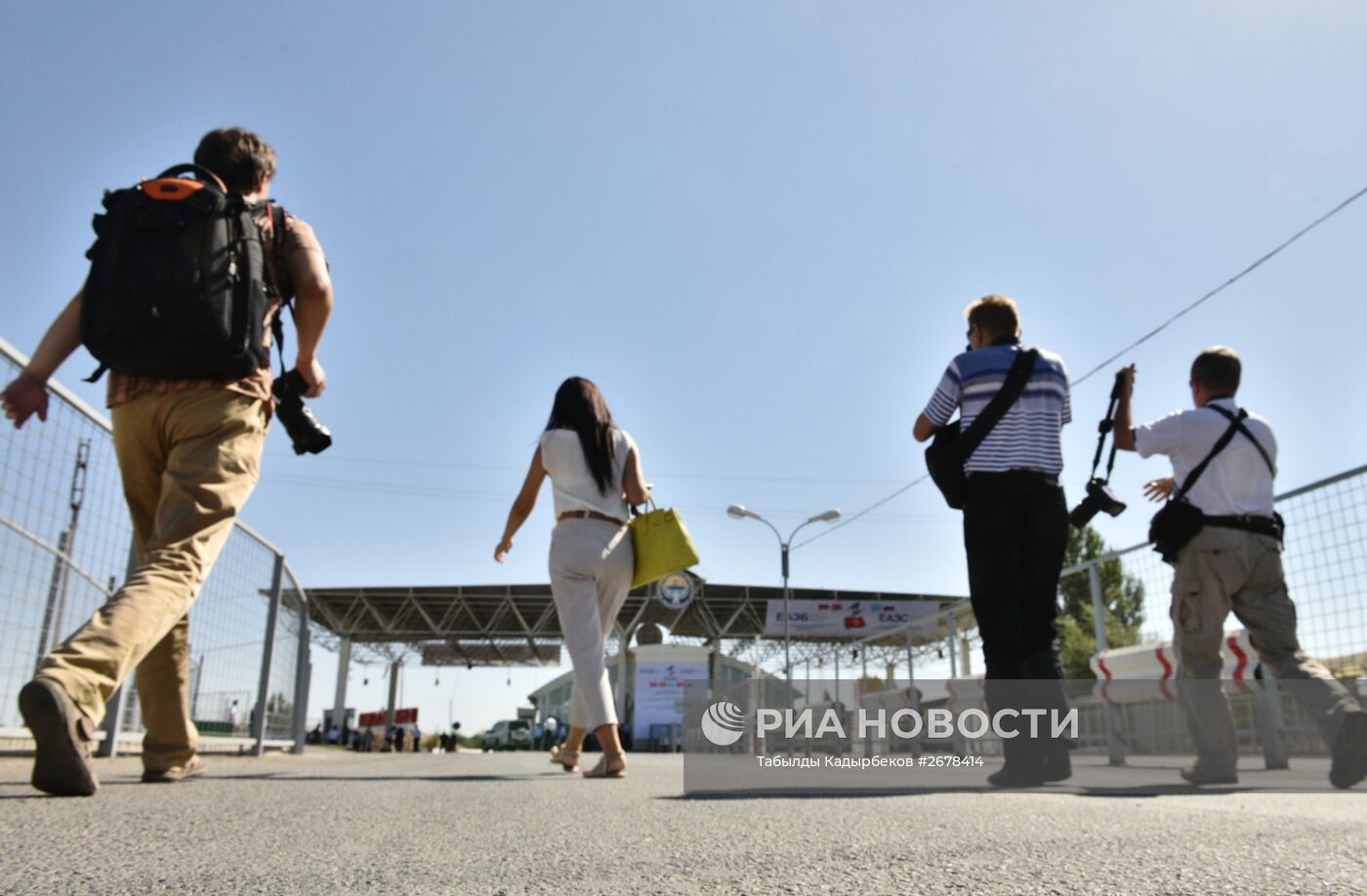 Открытие границы между Киргизией и Казахстаном