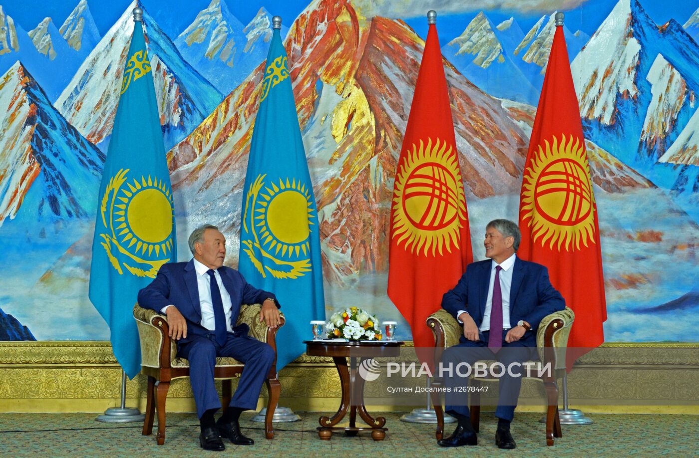 Открытие границы между Киргизией и Казахстаном