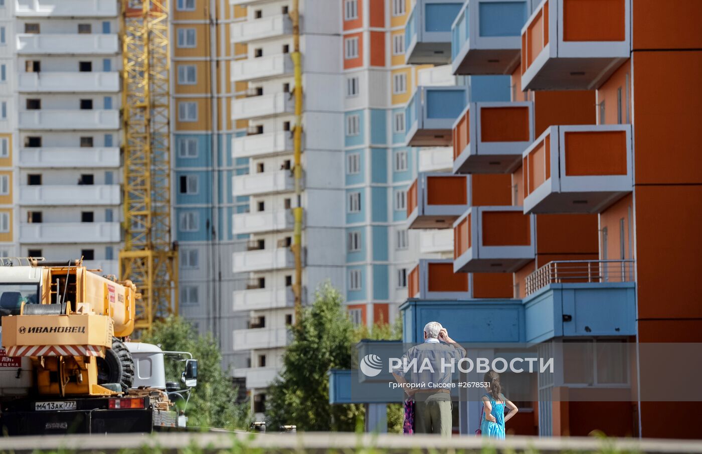 Строительство жилого комплекса "Ярославский" в Мытищах