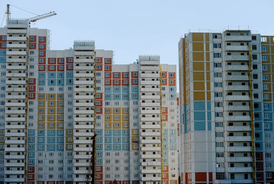 Строительство жилого комплекса "Ярославский" в Мытищах