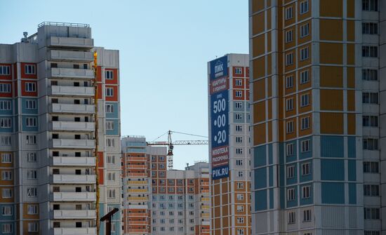 Строительство жилого комплекса "Ярославский" в Мытищах