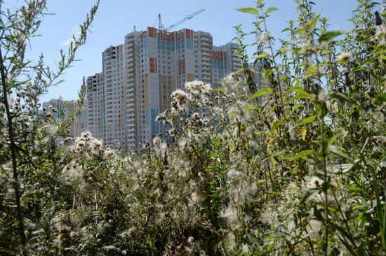 Строительство жилого комплекса "Ярославский" в Мытищах
