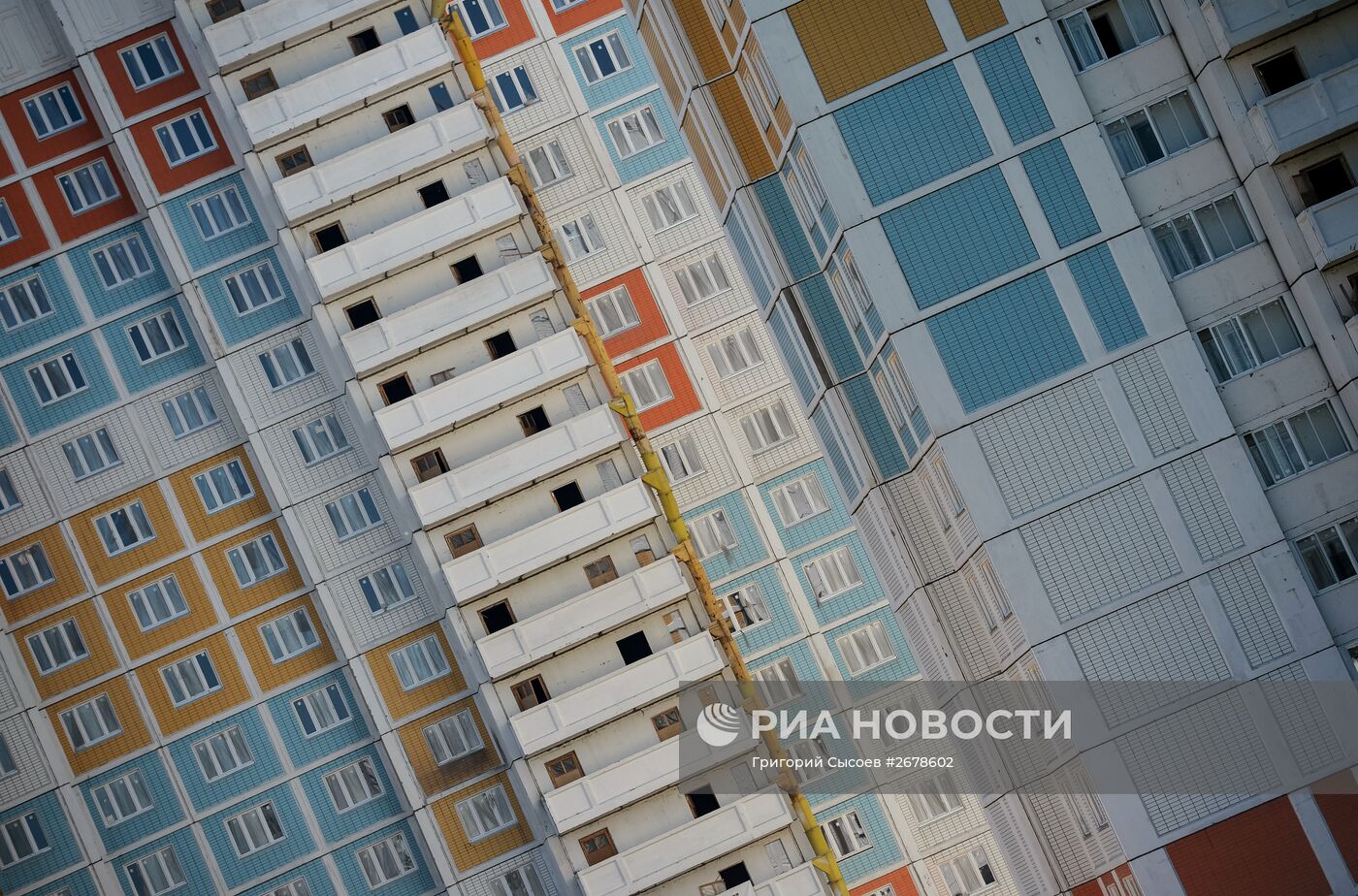 Строительство жилого комплекса "Ярославский" в Мытищах