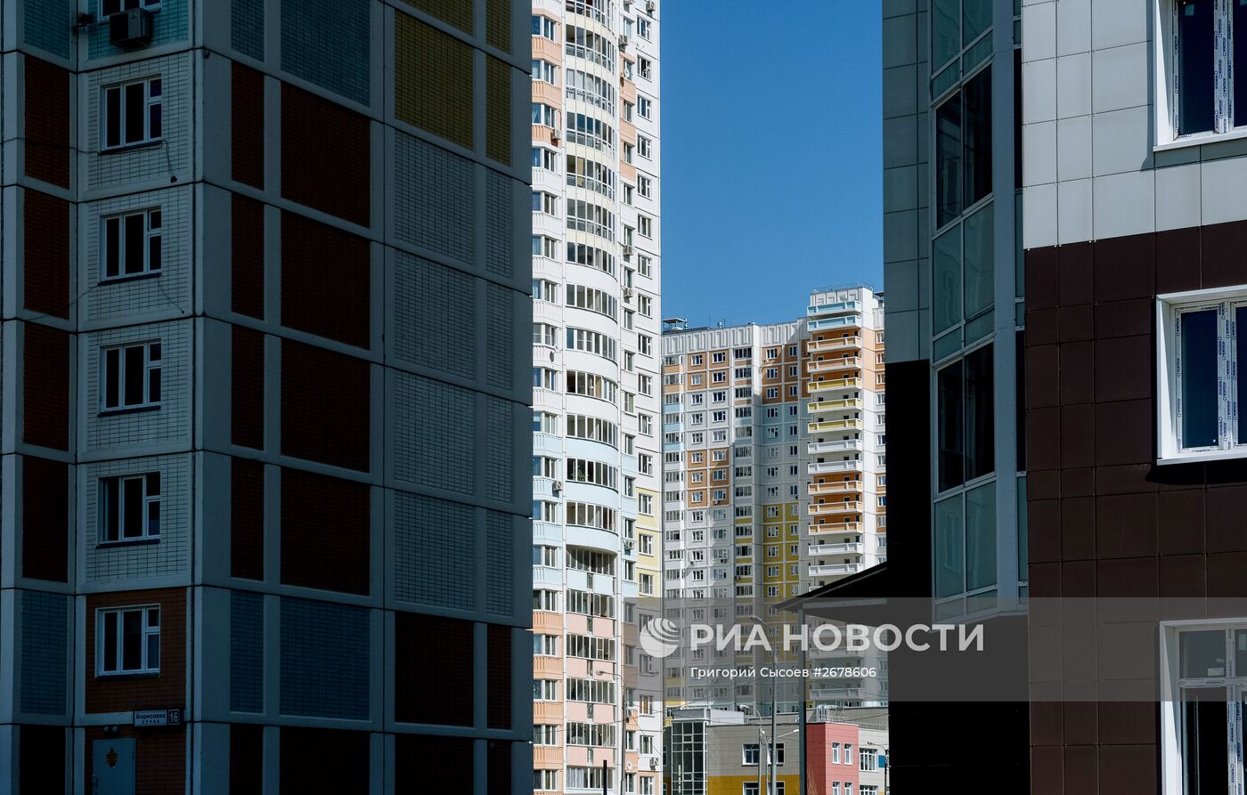 Строительство жилого комплекса "Ярославский" в Мытищах
