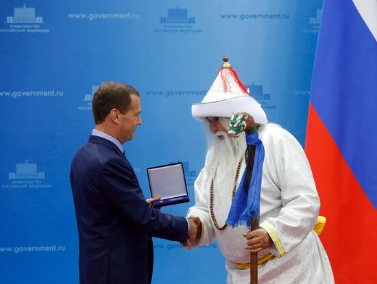 Церемония вручения премий правительства РФ в области туризма