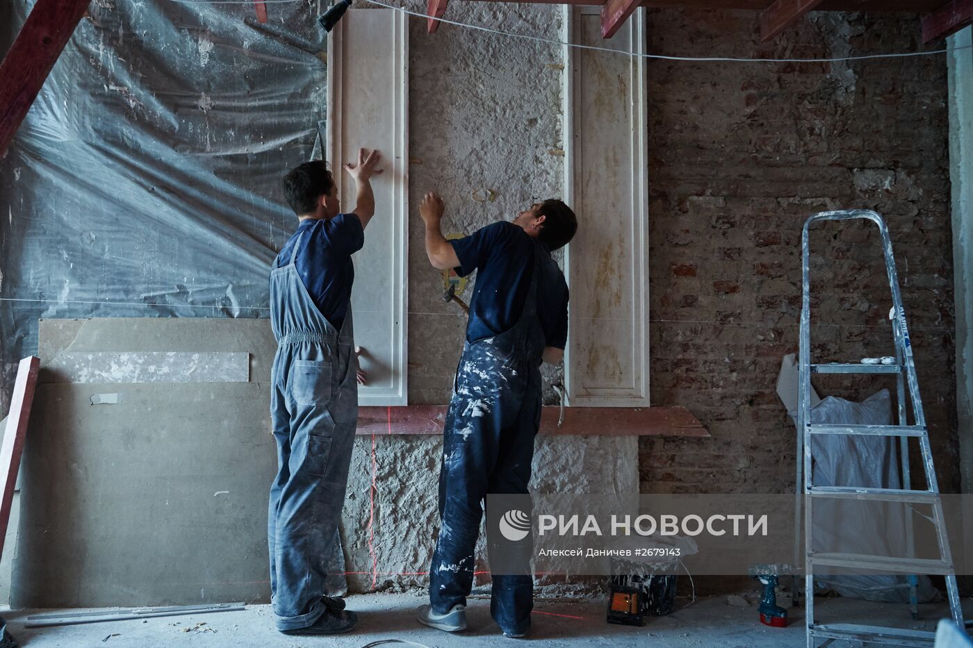 Реставрация интерьеров парадных залов Мраморного дворца