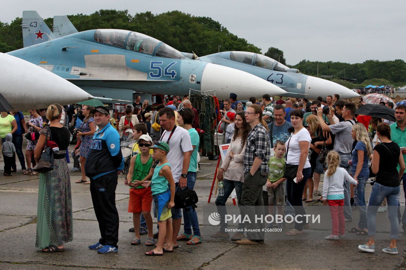 День открытых дверей на военном аэродроме "Центральная Угловая" в Приморском крае