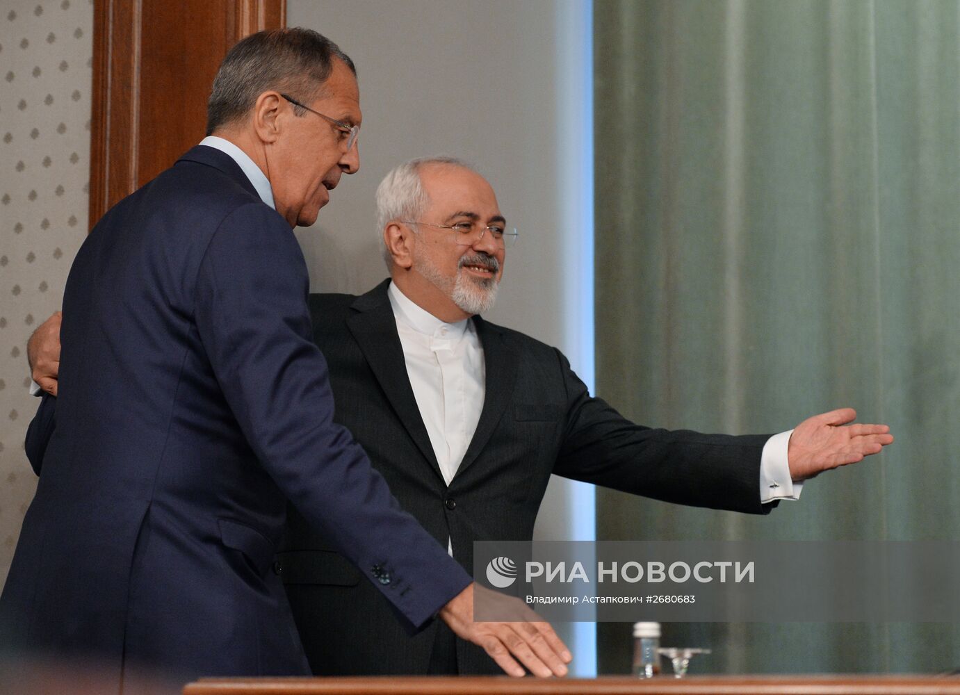 Переговоры глав МИД России и Ирана С.Лаврова и М.Зарифа
