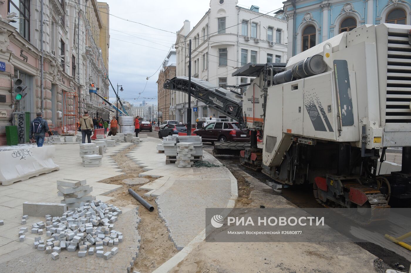 Благоустройство улиц в Москве