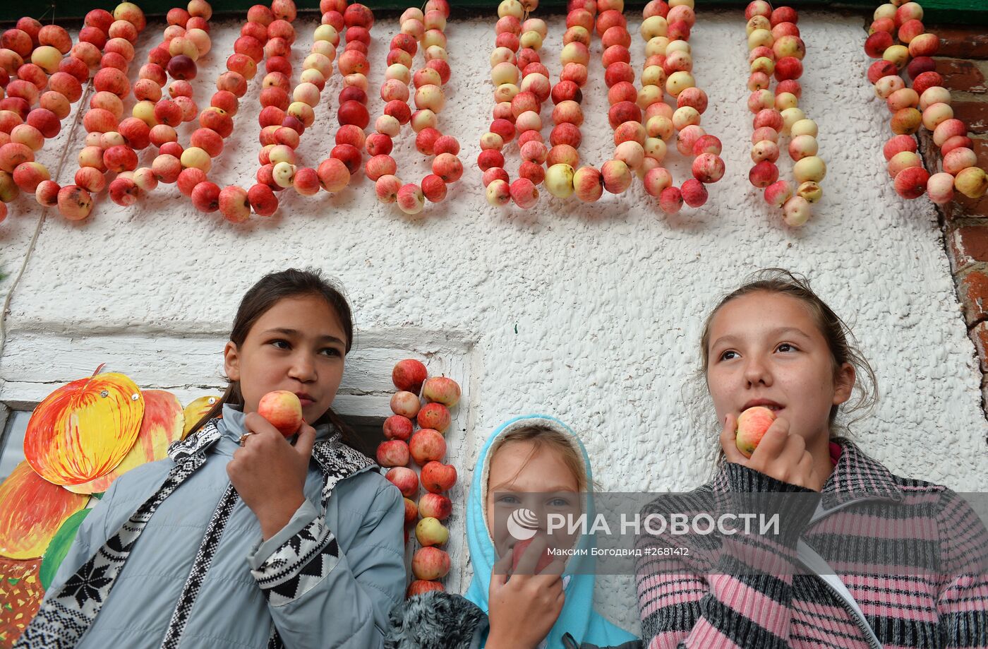 Празднование Яблочного спаса в городах России