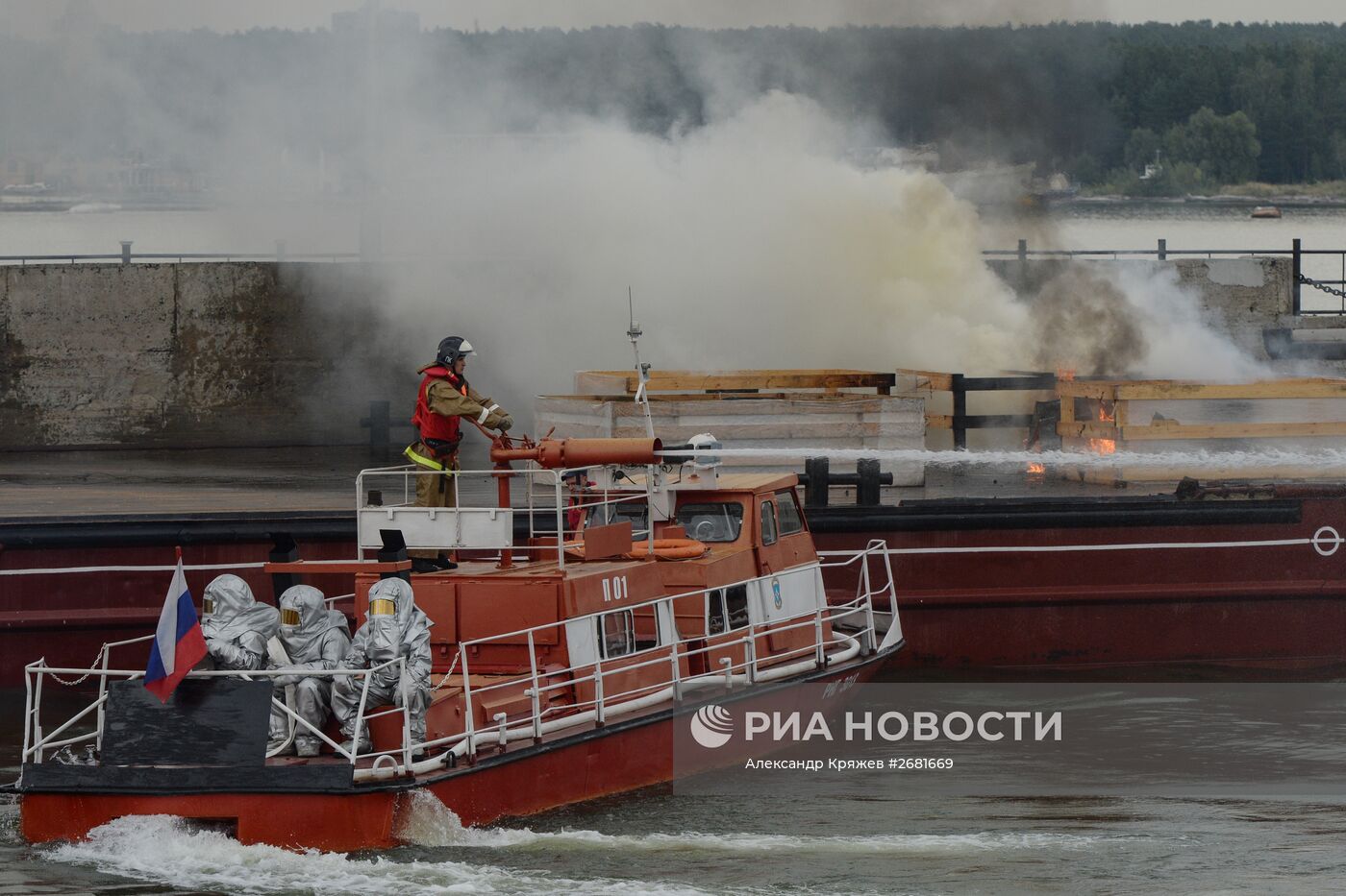 Мобилизационные учения на Новосибирском судоходном шлюзе