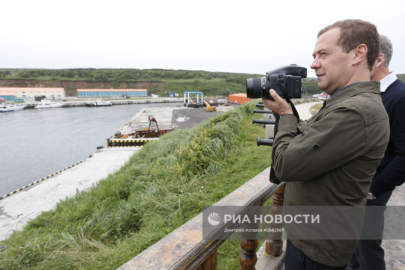 Рабочая поездка премьер-министра РФ Д.Медведева в ДФО. Курильские острова