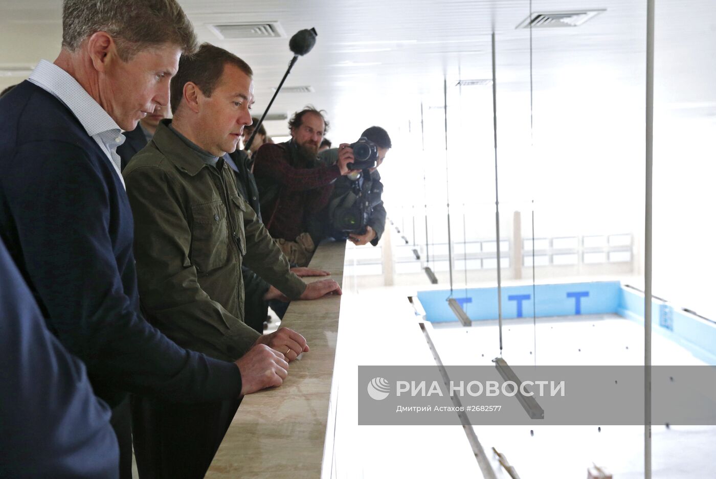 Рабочая поездка премьер-министра РФ Д.Медведева в ДФО. Курильские острова