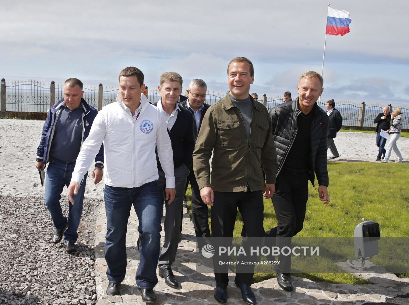 Рабочая поездка премьер-министра РФ Д.Медведева в ДФО. Курильские острова