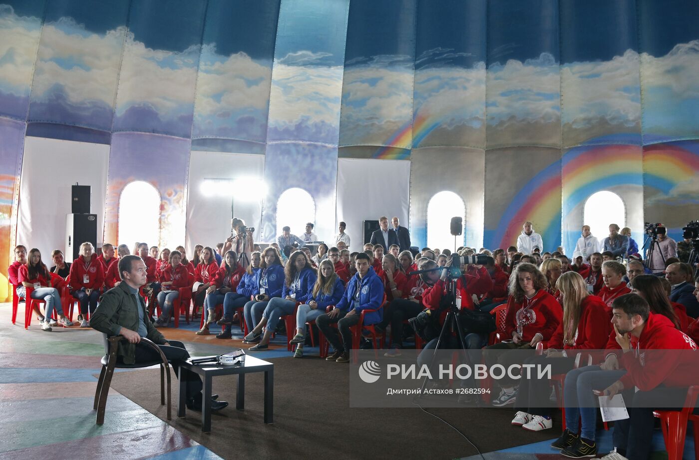 Рабочая поездка премьер-министра РФ Д.Медведева в ДФО. Курильские острова