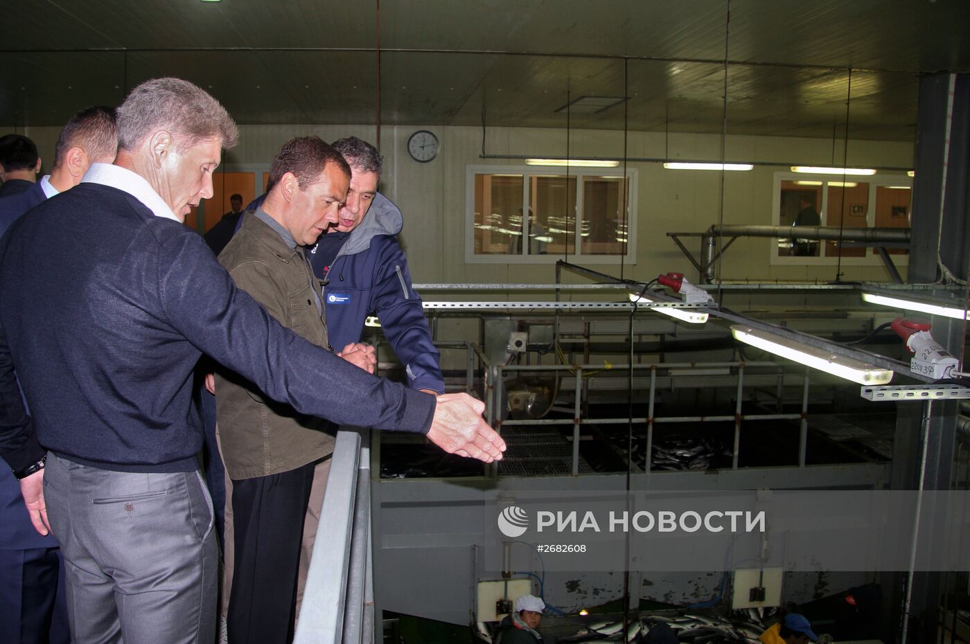 Рабочая поездка премьер-министра РФ Д.Медведева в ДФО. Курильские острова