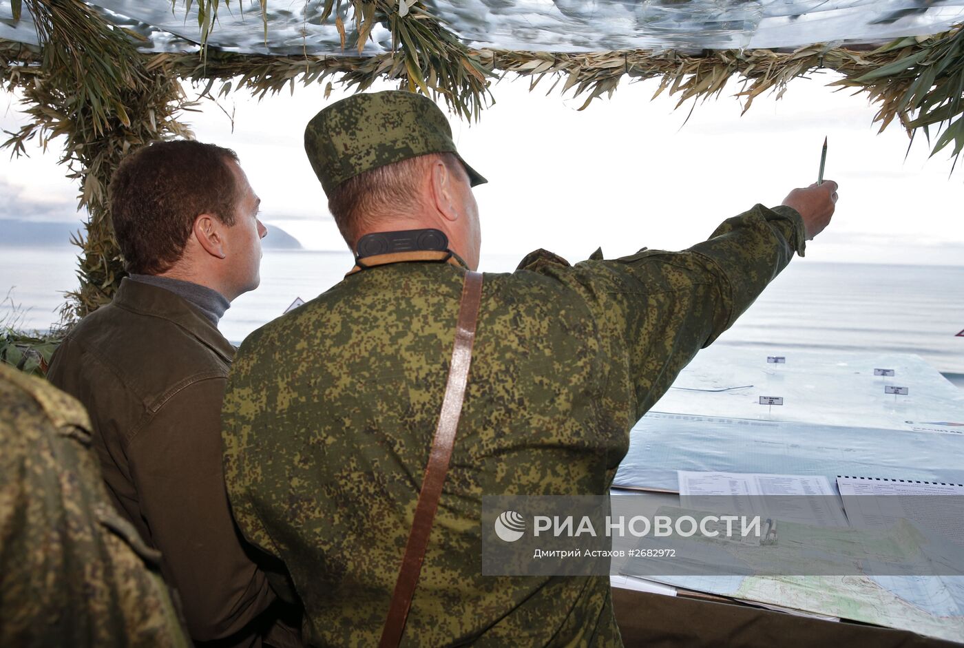 Рабочая поездка премьер-министра РФ Д.Медведева в ДФО. Курильские острова