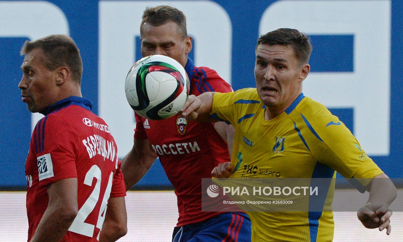 Футбол. РФПЛ. Матч ЦСКА - "Ростов"