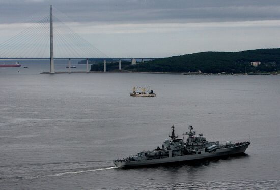 Начало активной фазы российско-китайских военно-морских учений "Морское взаимодействие - 2015"