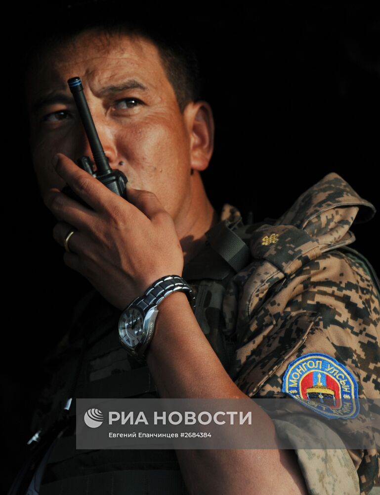 Российско-монгольские учения "Селенга-2015" в Забайкальском крае