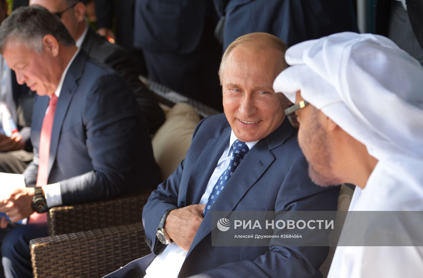 Президент РФ В.Путин посетил Международный авиационно-космический салон МАКС-2015