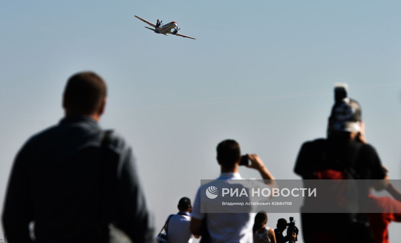 Открытие Международного авиационно-космического салона МАКС-2015