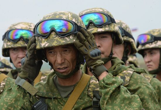 Совместные учения Коллективных сил оперативного реагирования (КСОР) ОДКБ "Взаимодействие-2015"