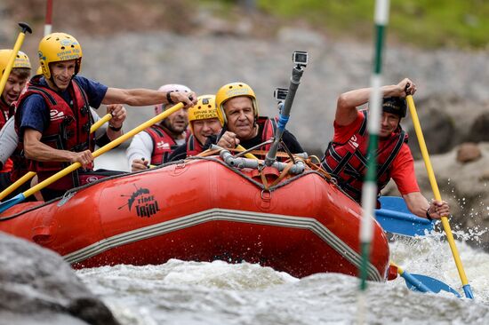 Открытие Регионального Центра гребного слалома в Новгородской области