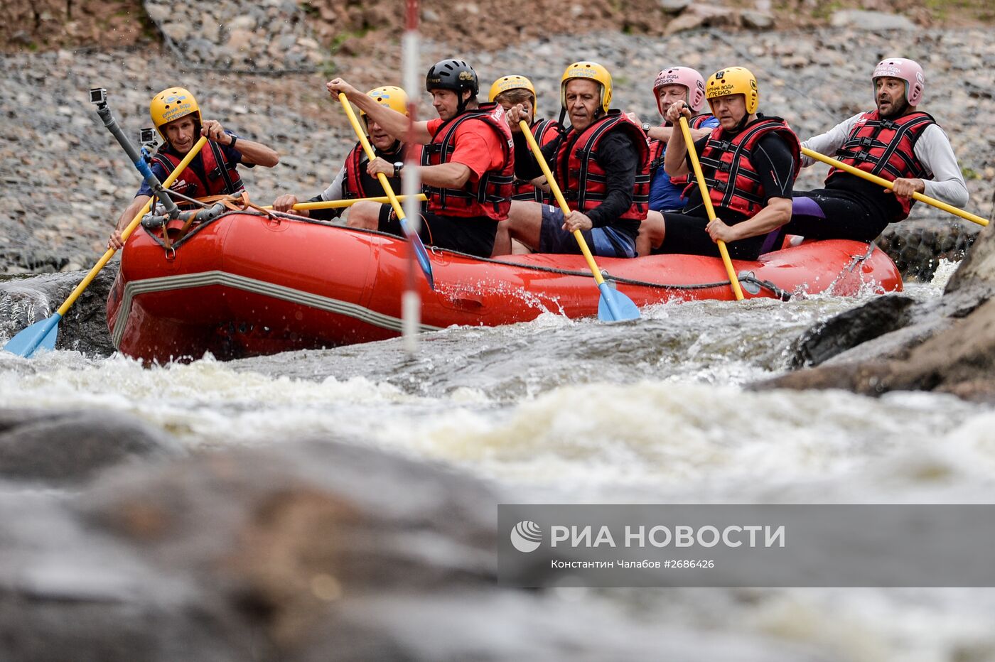 Открытие Регионального Центра гребного слалома в Новгородской области