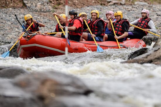 Открытие Регионального Центра гребного слалома в Новгородской области