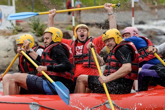 Открытие Регионального Центра гребного слалома в Новгородской области