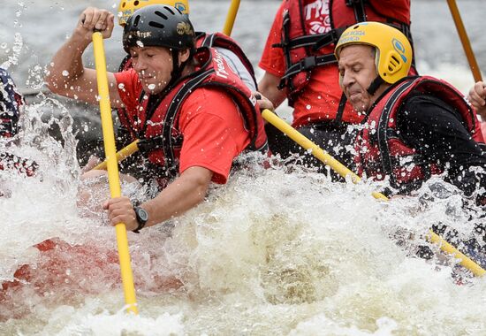 Открытие Регионального Центра гребного слалома в Новгородской области