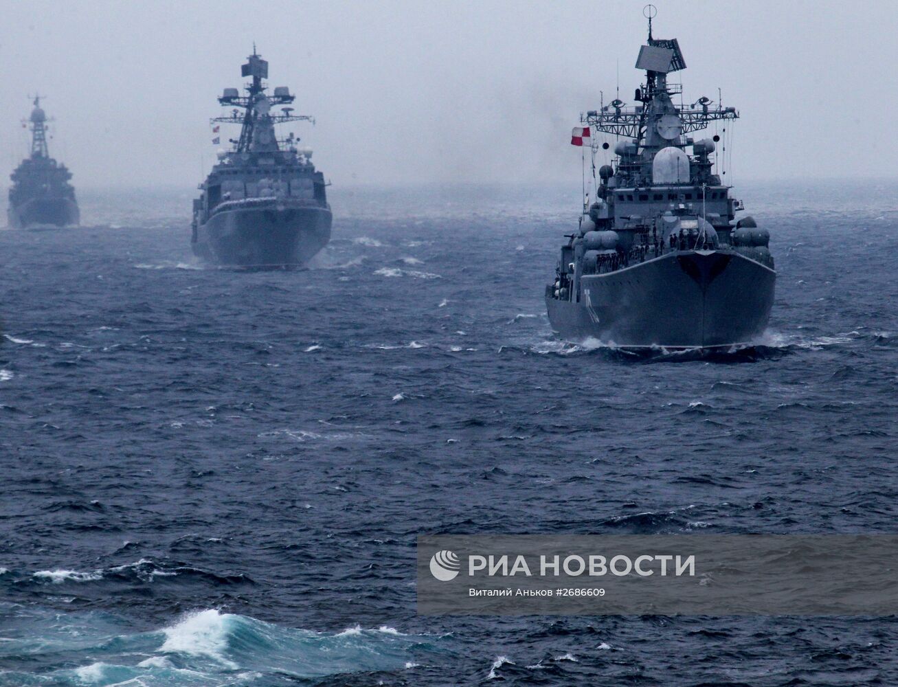 Российско-китайские учения "Морское взаимодействие-2015" во Владивостоке